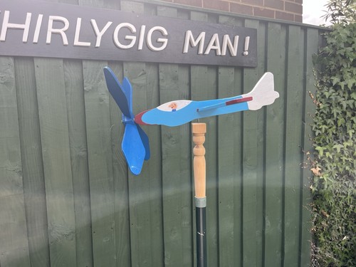 Wooden whirligig wind spinner - wind,